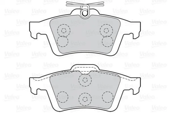 Колодки гальмівні FORD T. FOCUS 1,4-2,5 03-12 VALEO 301019 (фото 1)