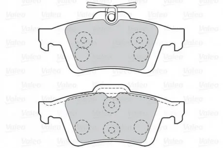 Колодки гальмівні FORD T. FOCUS 1,4-2,5 03-12 VALEO 301019
