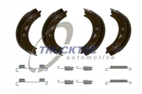 Комплект гальмівних колодок, стоянкове гальмо TRUCKTEC 0235052