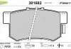 Колодки гальмівні HONDA T. CIVIC/ACCORD 90- VALEO 301682 (фото 1)