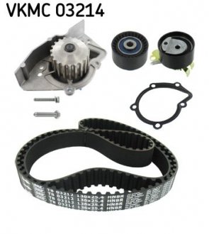 Комплект (ремінь+ролик+помпа) SKF VKMC03214