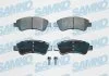 Колодки гальмівні передні 03- (тип Bosch) SAMKO 5SP802 (фото 1)