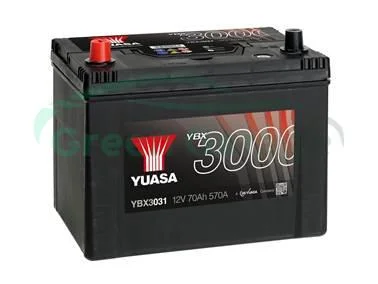 Yuasa 12V 72Ah SMF Battery Japan (1) YUASA YBX3031 (фото 1)