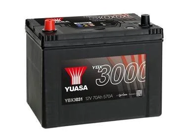 Yuasa 12V 72Ah SMF Battery Japan (1) YUASA YBX3031