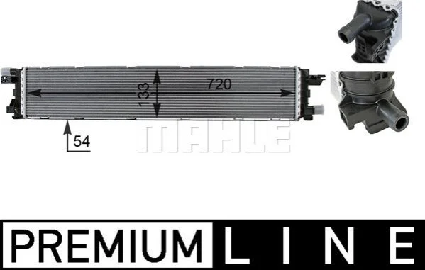 CHЭODNICA AUDI A6 3,0TFSI 11- Q3 1,4-2,5 13- MAHLE / KNECHT CIR1000P (фото 1)