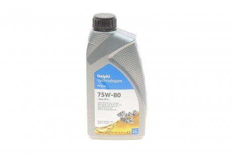 1л GEAR OIL 75W-80 GL-5 Масло трансм. DELPHI 28344397