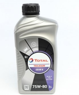 Олива транс 75W80 1L TRAXIUM GEAR 8 = 201278 TOTAL 214082