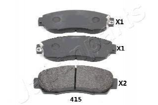 Колодки гальмівні HONDA P. CR-V 2,0-2,2 12- JAPANPARTS PA415AF