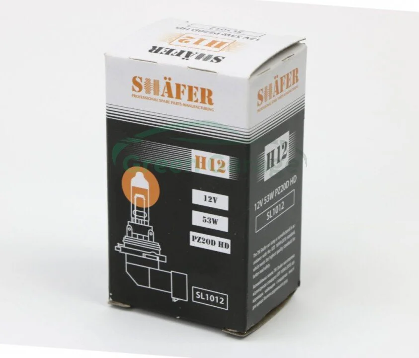 Лампа галогенова H12 12V 53W PZ20D HD SHAFER SL1012 (фото 1)