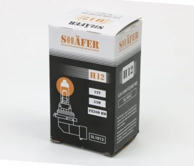 Лампа галогенова H12 12V 53W PZ20D HD SHAFER SL1012
