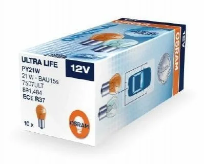Лампа Osram Ultra Life PY21W 12V 21W BAU15S OSRAM 7507ULT