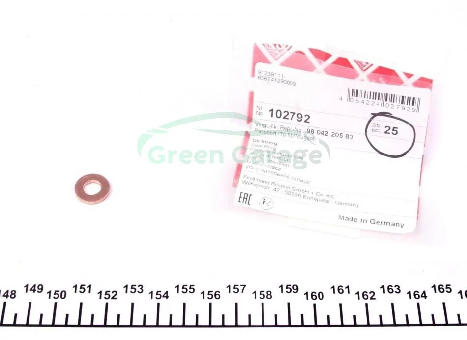 PODK£ADKA TERMICZNA WTRYSKIWACZA ALFA ROMEO FEBI BILSTEIN 102792 (фото 1)