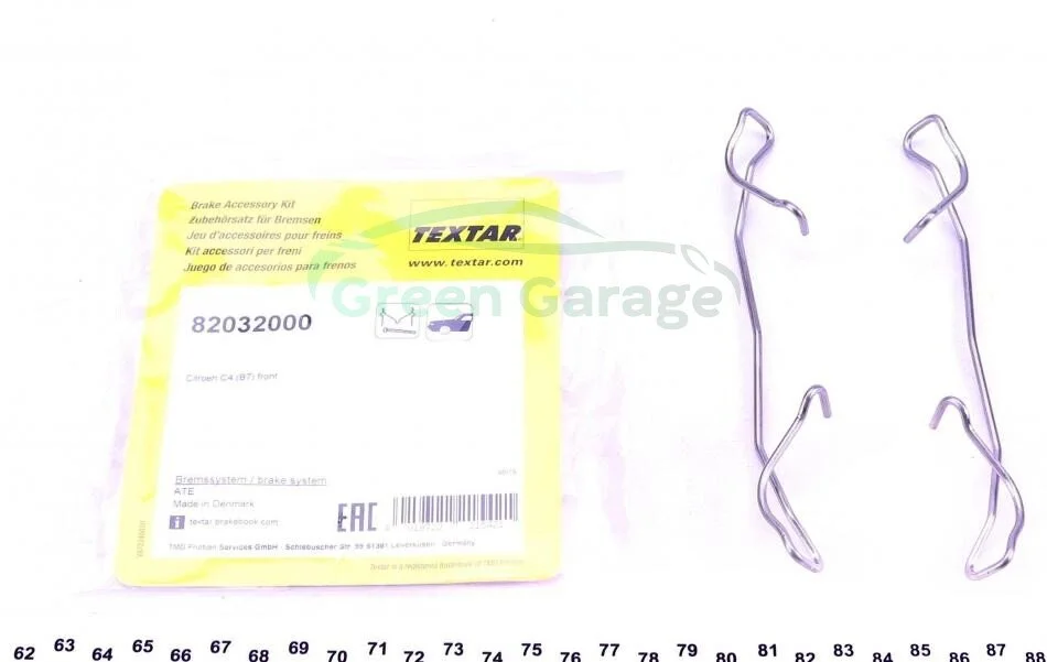 Комплект принадлежностей, тормозной суппорт TEXTAR 82032000 (фото 1)