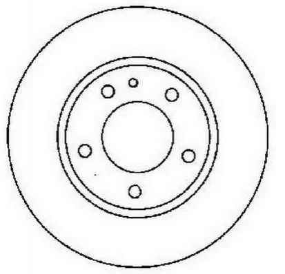 Диск гальмівний ALFA 147/156/164 284mm /P/ JURID 561520JC (фото 1)