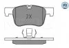 Колодки гальмівні BMW P. 1/3/4 1,6-2,0 10- MEYLE 0252550618PD (фото 1)
