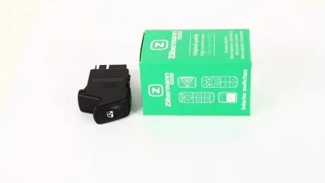 Кнопка стеклоподёмника (авто), 5pin, черная ZILBERMANN 04577