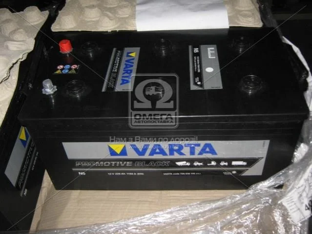 Акумулятор 220Ah-12v PM Black (N5) (518х276х242), полярність зворотна (3), EN1150 VARTA 720018115 (фото 1)