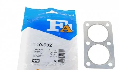 Прокладка ЕХ колектора Audi 1.6D CR/JK -85 Fischer Automotive One (FA1) 110902