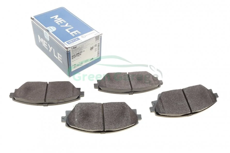 Колодки гальмівні MAZDA P. 3 1,5-2,2D 13- MEYLE 0252587516 (фото 1)