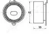 Устройство для натяжения ремня, ремень ГРМ JAPANPARTS BE404 (фото 2)
