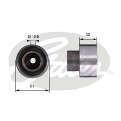 Ролик обвідний Fiat Punto, Uno, Palio 1,7D GATES T42053 (фото 1)