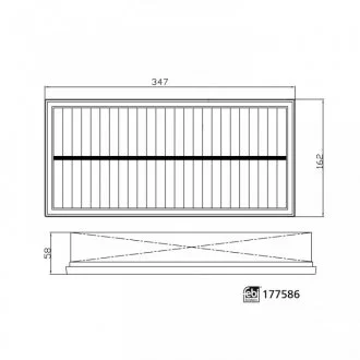 FILTR POWIETRZA LAND ROVER DEFENDER 09.19- FEBI BILSTEIN 177586