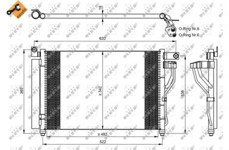 SKRAPLACZ HYUNDAI KLIMATYZACJI ACCENT 06- NRF 35964