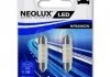 Набір ламп LED C5W 12V 0.5W 6000K (36mm) NEOLUX NF6436CW02B (фото 1)