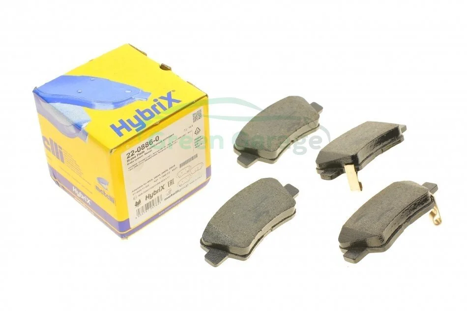 Гальмівні колодки, дискове гальмо (набір) METELLI 2208860 (фото 1)