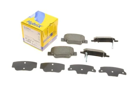 Гальмівні колодки, дискове гальмо (набір) METELLI 2208800