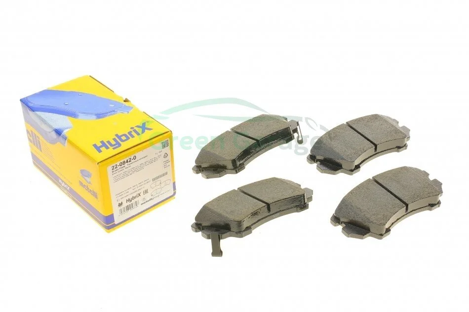 Гальмівні колодки, дискове гальмо (набір) METELLI 2208420 (фото 1)