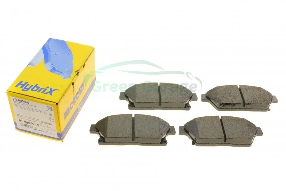 Гальмівні колодки, дискове гальмо (набір) METELLI 2208390 (фото 1)
