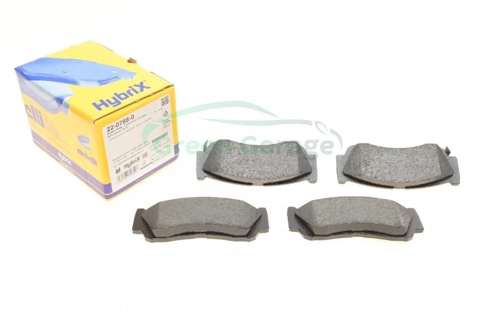 Гальмівні колодки, дискове гальмо (набір) METELLI 2207880 (фото 1)
