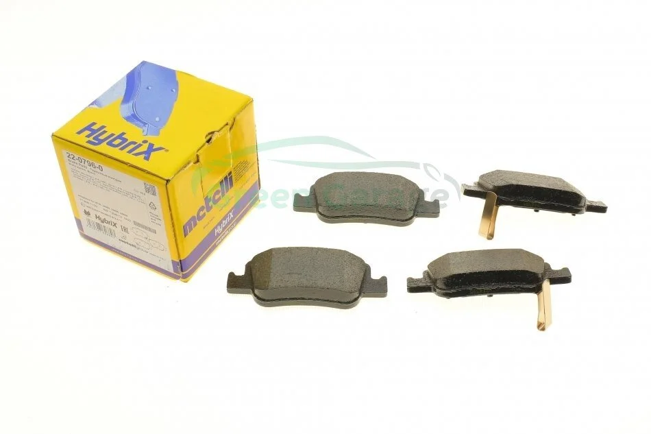 Гальмівні колодки, дискове гальмо (набір) METELLI 2207960 (фото 1)