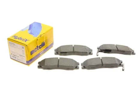 Гальмівні колодки, дискове гальмо (набір) METELLI 2207780