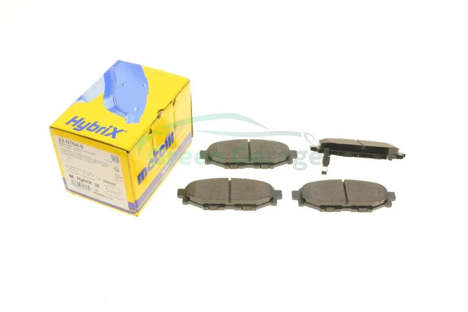 Гальмівні колодки, дискове гальмо (набір) METELLI 2207640 (фото 1)