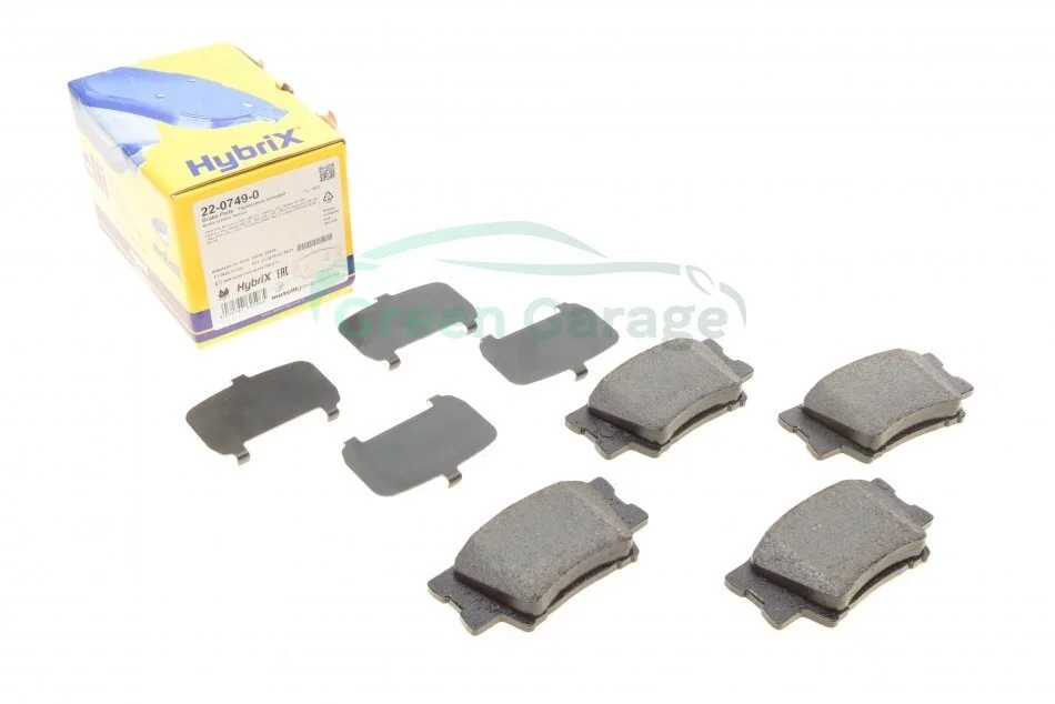 Гальмівні колодки, дискове гальмо (набір) METELLI 2207490 (фото 1)