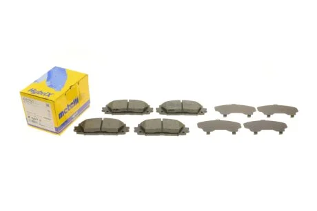 Гальмівні колодки, дискове гальмо (набір) METELLI 2207451