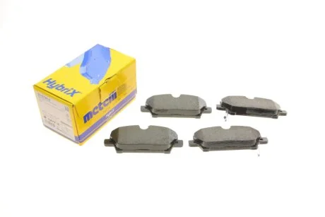 Гальмівні колодки, дискове гальмо (набір) METELLI 2207280
