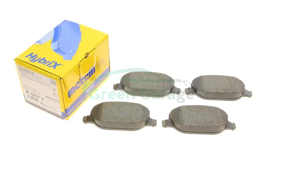 Гальмівні колодки, дискове гальмо (набір) METELLI 2207040 (фото 1)
