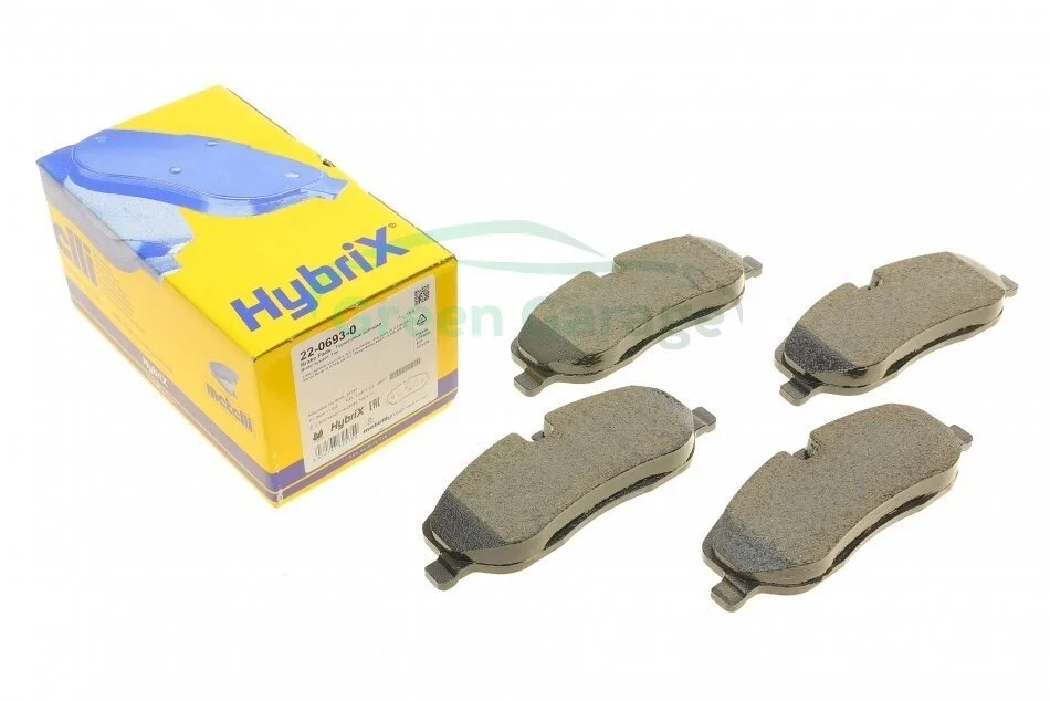 Гальмівні колодки, дискове гальмо (набір) METELLI 2206930 (фото 1)
