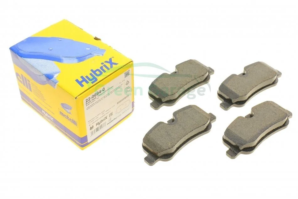 Гальмівні колодки, дискове гальмо (набір) METELLI 2206940 (фото 1)