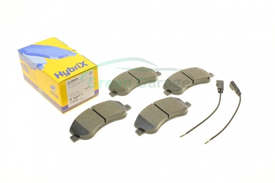 Гальмівні колодки, дискове гальмо (набір) METELLI 2206800 (фото 1)