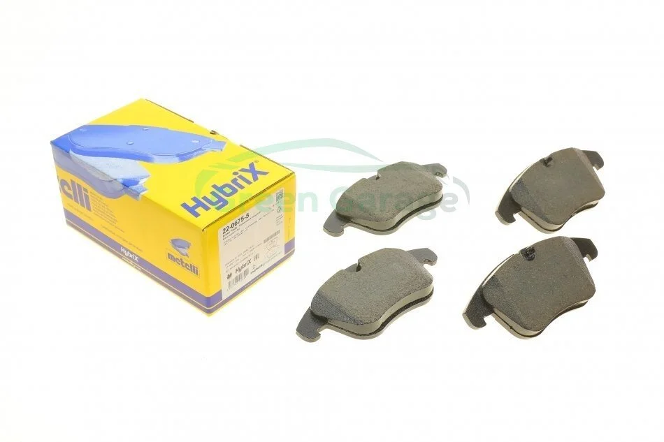 Гальмівні колодки, дискове гальмо (набір) METELLI 2206755 (фото 1)