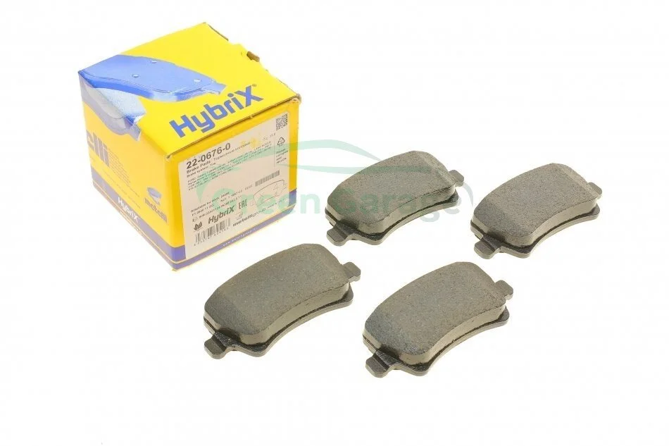 Гальмівні колодки, дискове гальмо (набір) METELLI 2206760 (фото 1)