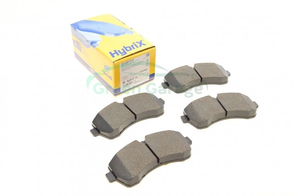 Гальмівні колодки, дискове гальмо (набір) METELLI 2206730 (фото 1)