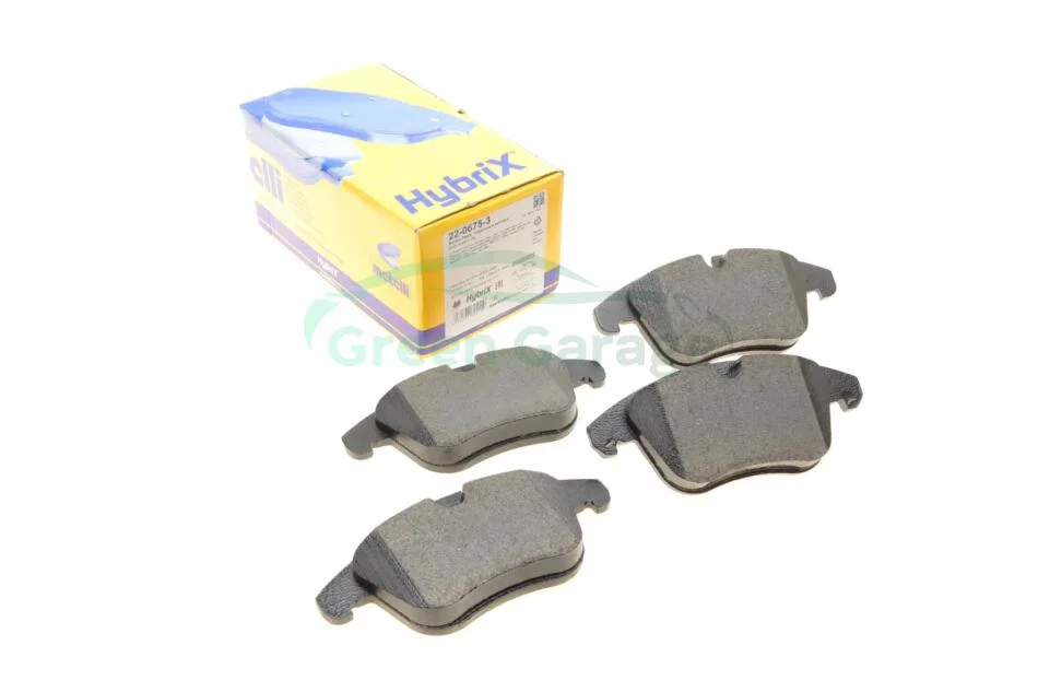 Гальмівні колодки, дискове гальмо (набір) METELLI 2206753 (фото 1)
