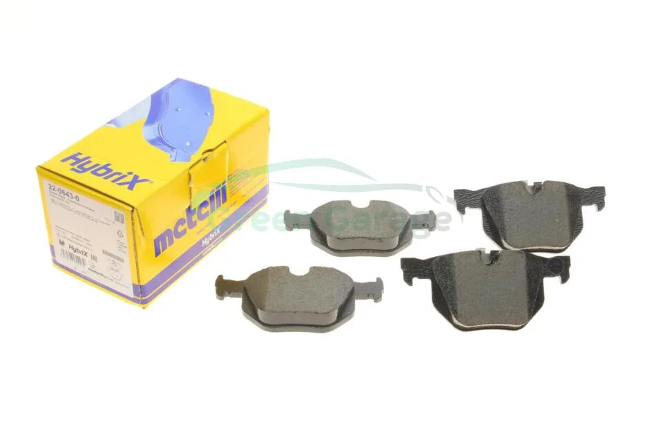 Гальмівні колодки, дискове гальмо (набір) METELLI 2206430 (фото 1)