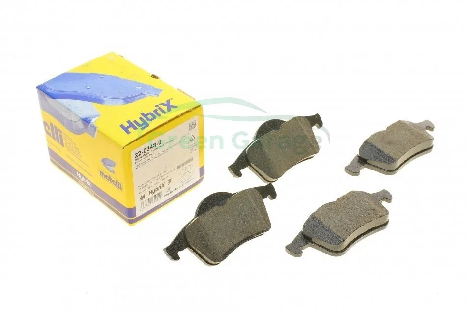 Гальмівні колодки, дискове гальмо (набір) METELLI 2203480 (фото 1)
