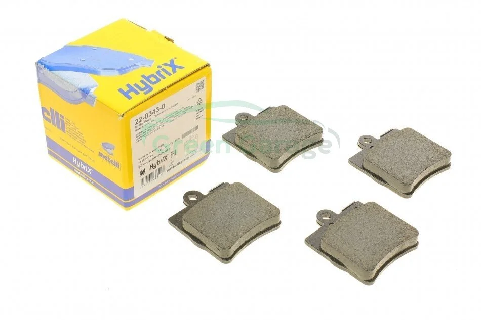 Гальмівні колодки, дискове гальмо (набір) METELLI 2203430 (фото 1)
